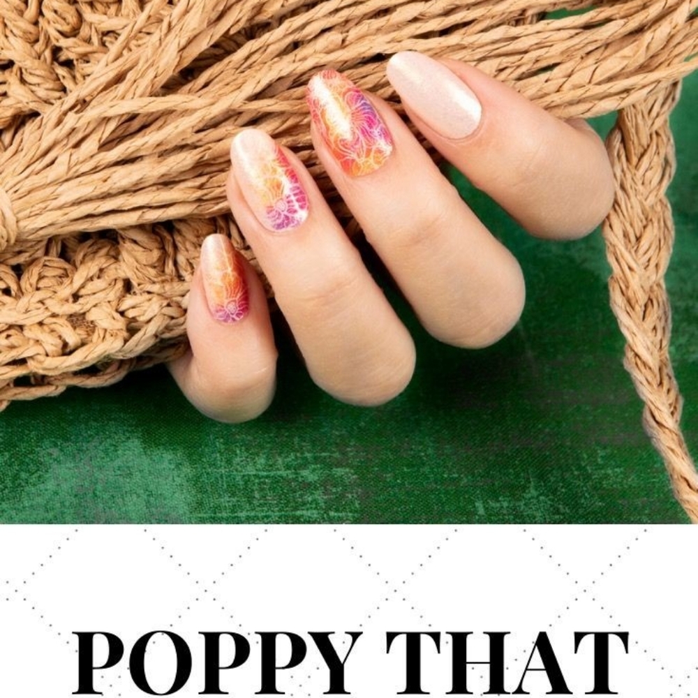 Color Street Nail Polish Strips in shade Poppy That